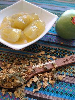 عکسی از دستور کمپوت سیب سبز پاییزی