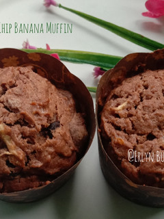 Foto resep 13. Choco Chip Banana Muffin