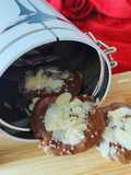 Chocolatinas con almendra al punto de sal