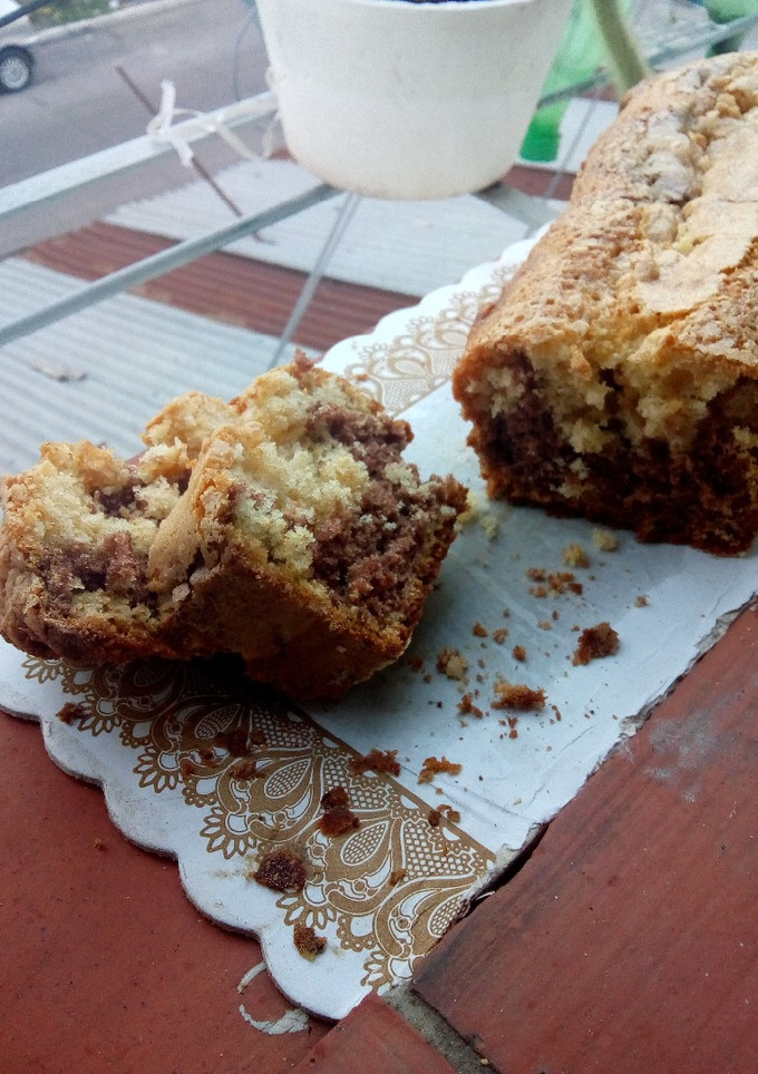 Una foto de Budín marmolado súper fácil