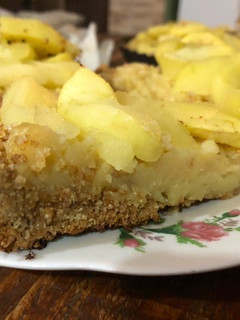 Una foto de Tarta de Manzanas y Crema Pastelera