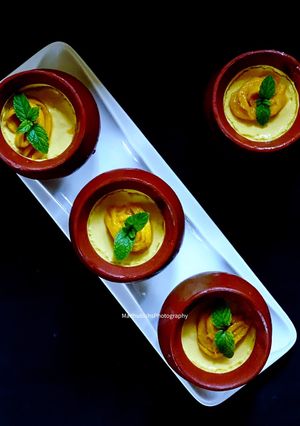 A picture of Baked Mango Yoghurt.