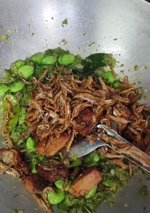 Foto resep Sambal Ijo plus Ikan Asin Kampung