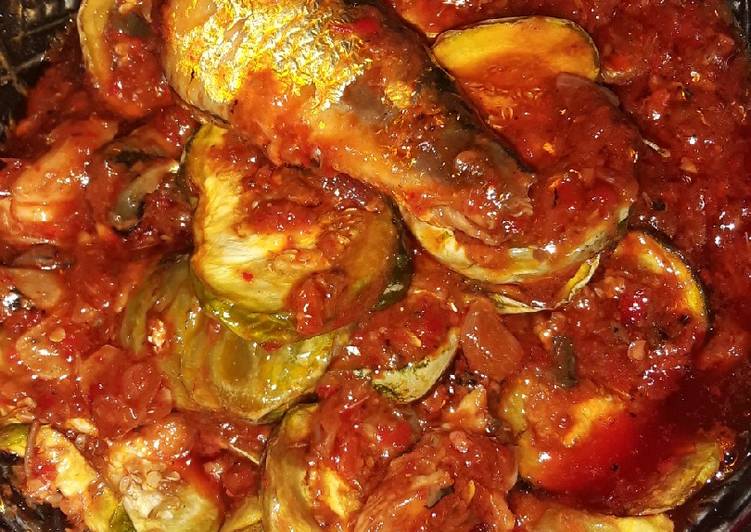 Sambal sarden terong bulat 🍆