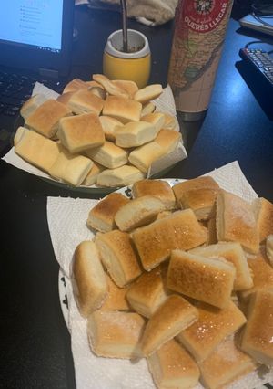 Una foto de Bizcochos de grasa, salados y agridulces