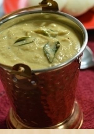 A picture of Quick chutney without coconut and tomatoes.