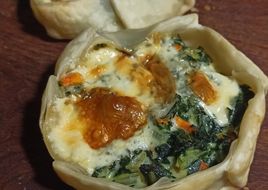 Mini quiche de acelga