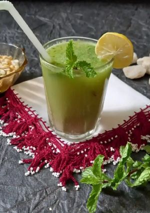 A picture of Sattu drink.