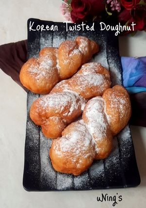 Foto resep Korean Twisted Doughnut