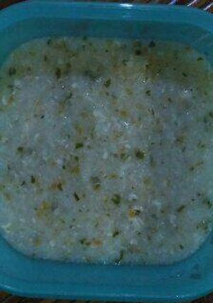 Foto resep MPASI 8+ Bubur Ayam, Worte, Bayam