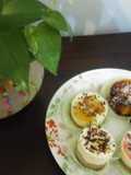 Minitarta de queso y chocolate blanco