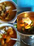 Caldo de pescado y Camarón