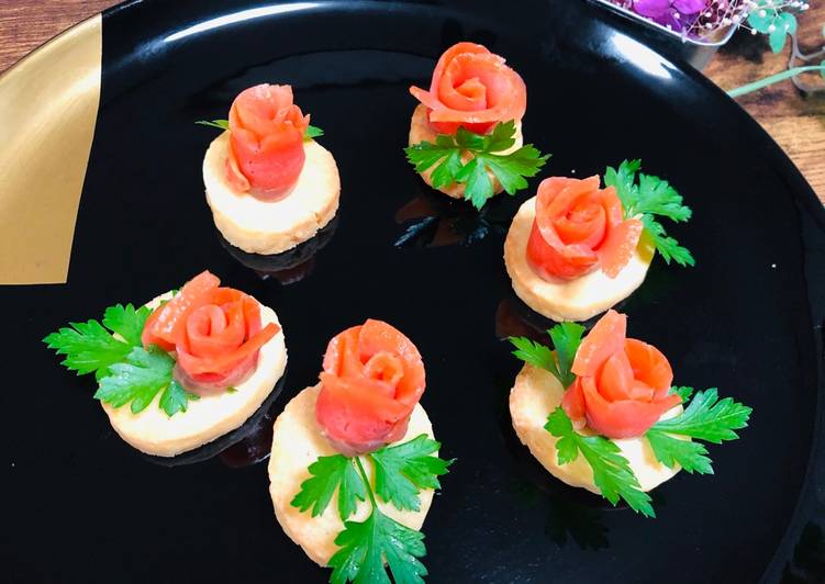 Steps to Prepare Award-winning Cheese Cookie with Salmon