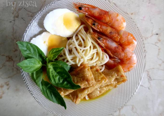 Langkah Mudah untuk Membuat 🇸🇬 Laksa Singapore (Versi Spaghetti) Anti Gagal