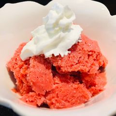 Strawberry 🍓 Vodka Sorbet A picture of Strawberry 🍓 Vodka Sorbet.
