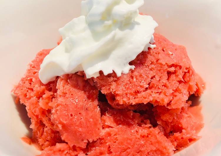 Strawberry �?� Vodka Sorbet