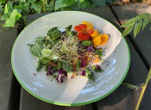 Una foto de Ensalada multicolor