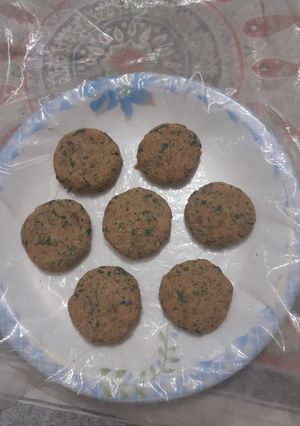 A picture of Palak Chicken Kabab.