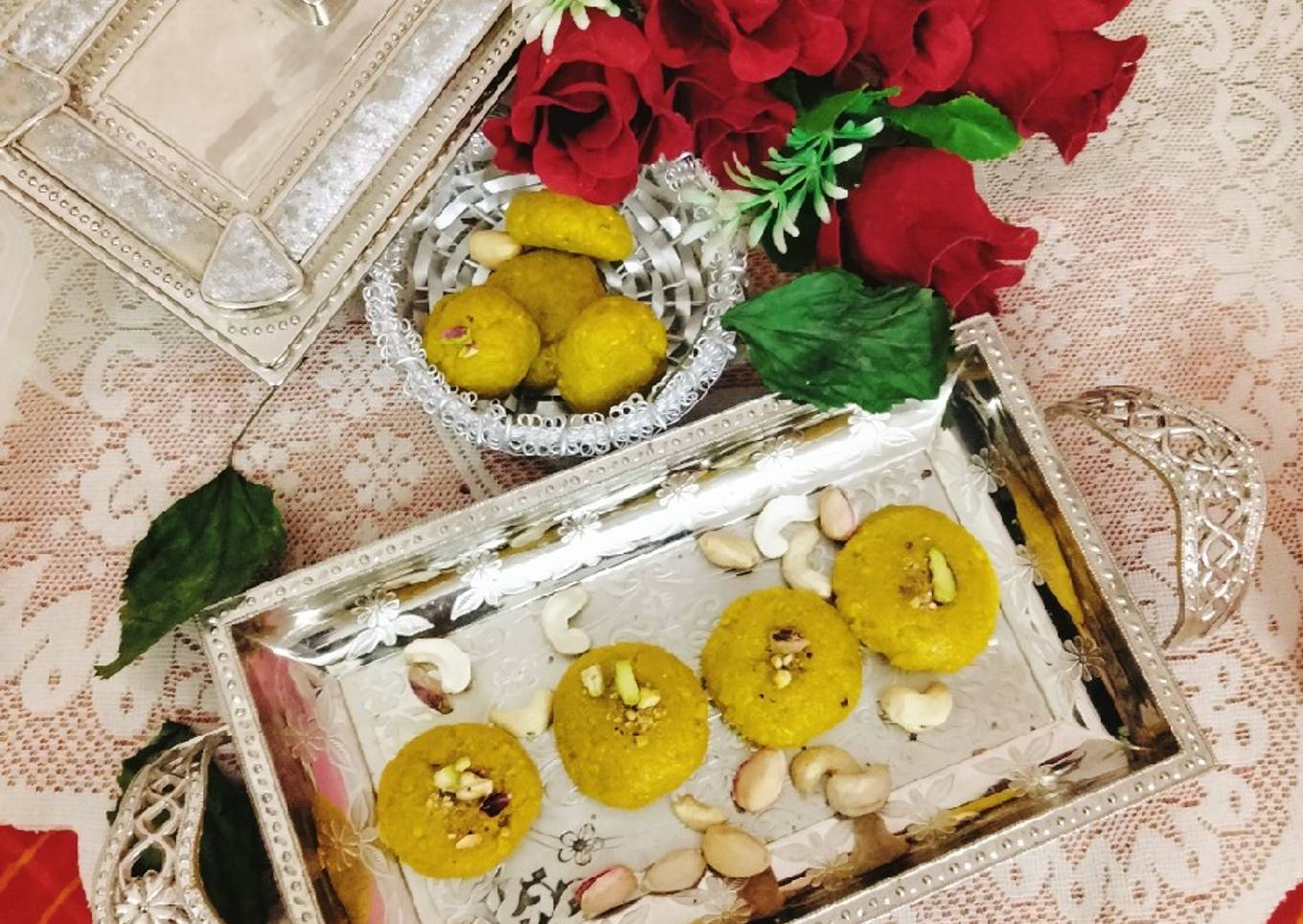 Aam sandesh (Mango sandesh)