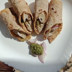 A picture of Seekh Kebab Kathi.