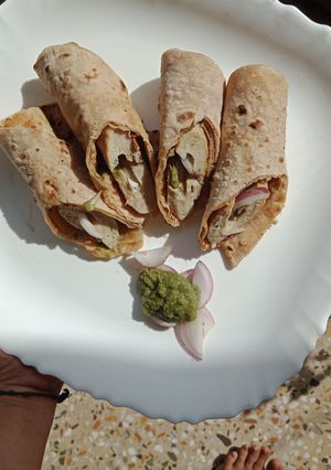 A picture of Seekh Kebab Kathi.