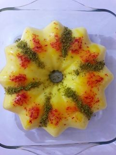 عکسی از دستور دسر زعفرانی