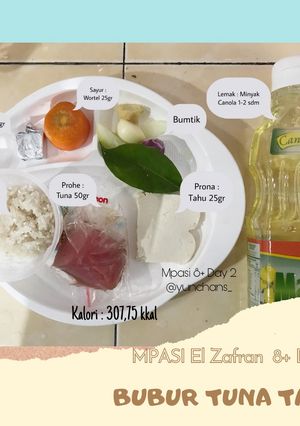 Foto resep Mpasi 8+ Day 2 : Bubur Tuna Tahu