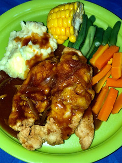 Foto resep Chicken steak with mashed potato