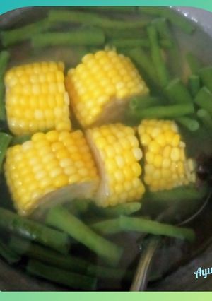 Foto resep Bening kacang panjang + jagung manis