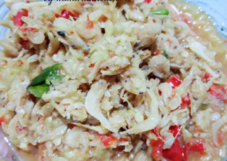 9 Resep: Sambel mangga muda udang rebon (peppi gammi pau) yang Sempurna!