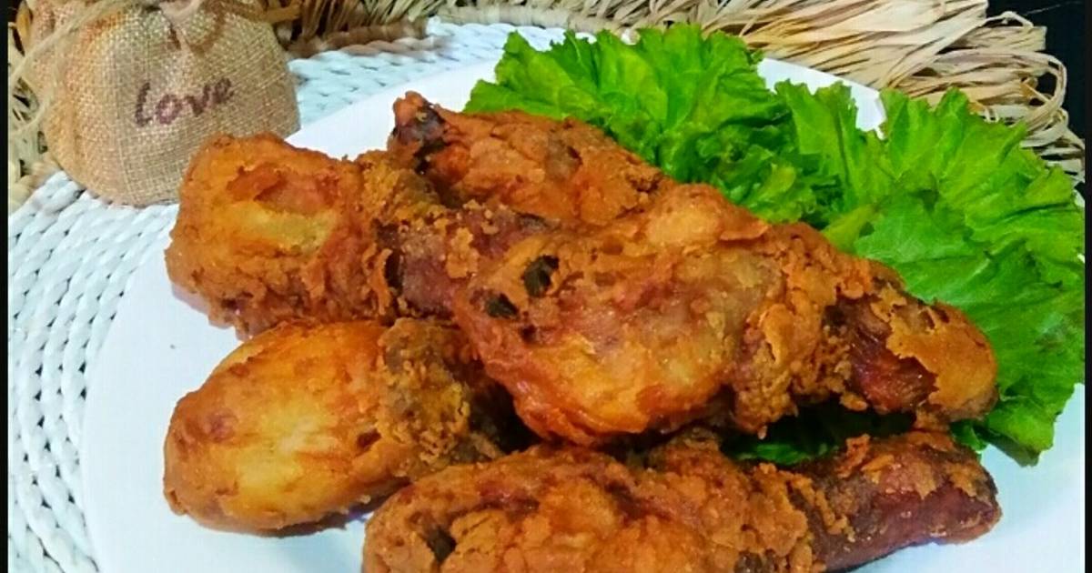 Resep Fried Chicken Gampang Enak Oleh Mommy Baraya - Cookpad