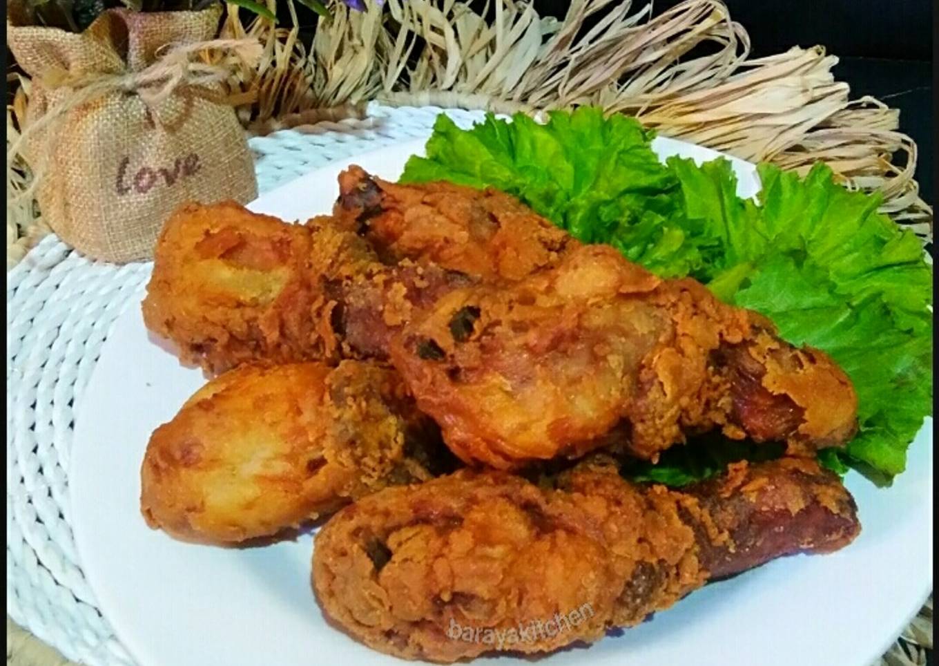 Fried chicken gampang enak
