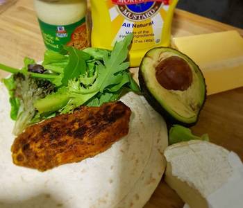 Fresh, Prepare Recipe Tandoori chicken wraps Delicious Simple