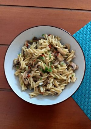 Foto resep Tumis Fusili Jamur