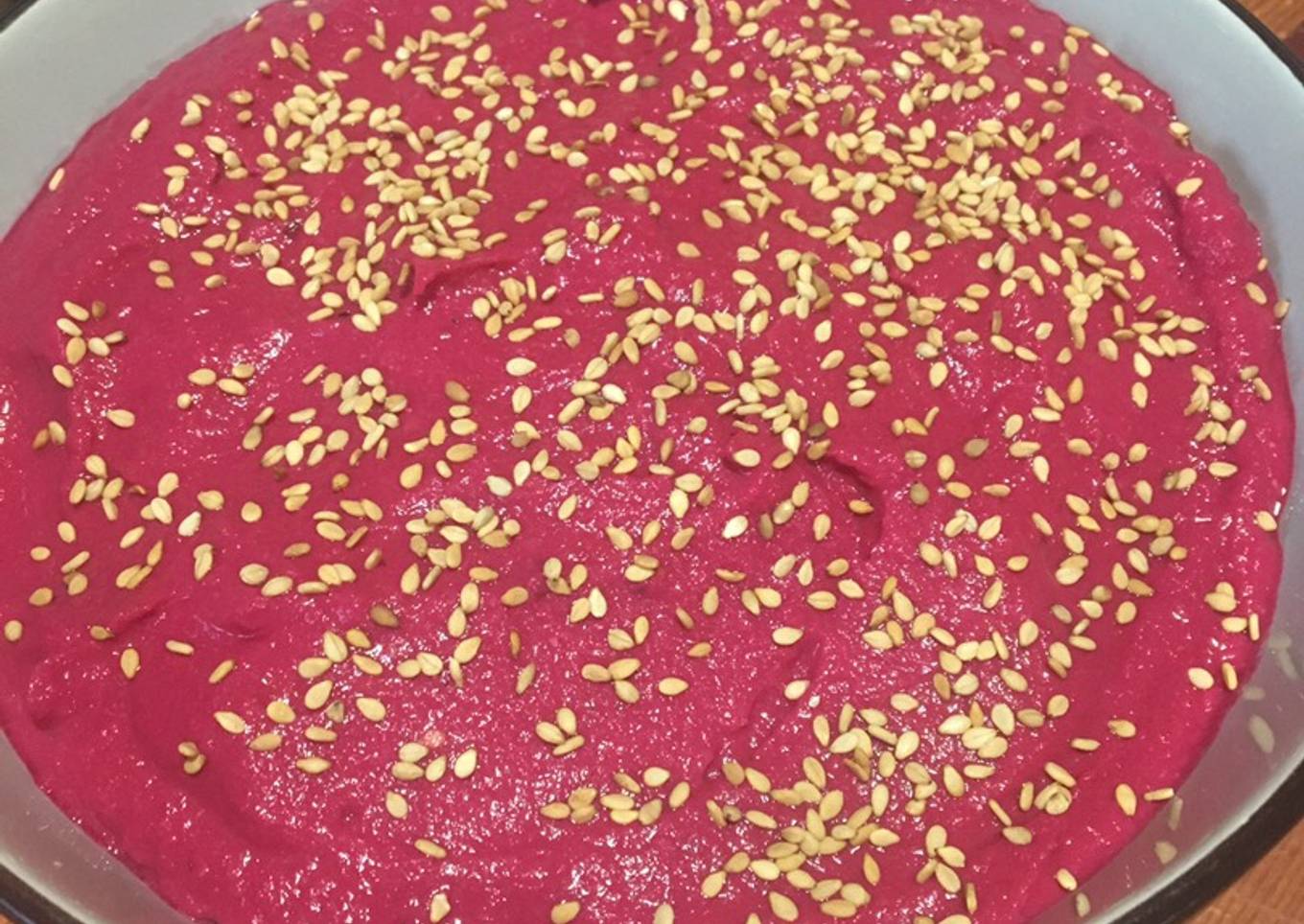Hummus de remolacha