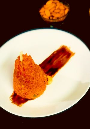 A picture of Carrot milk Pudding (carrot halwa).