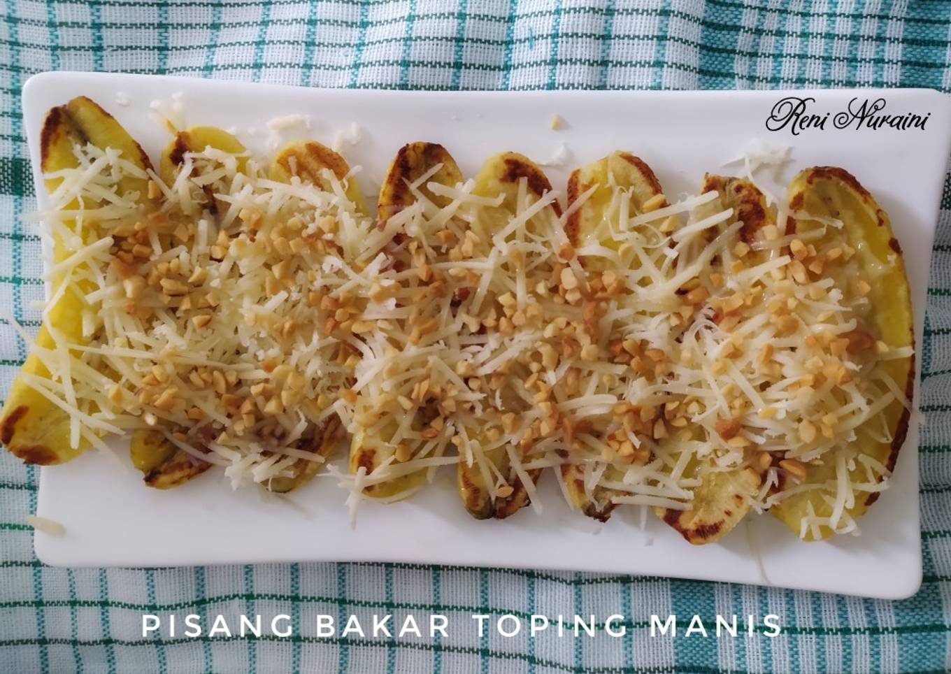 Pisang Uli Bakar Keju Kacang