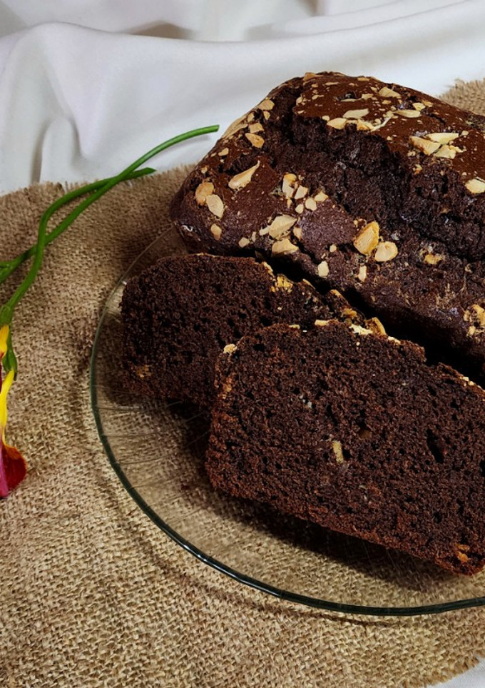 Una foto de 🍫 Budín de zucchini doble chocolate 🍫