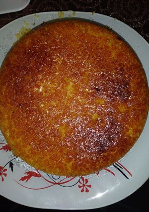 عکسی از دستور دمی گوجه با باقالا و شوید