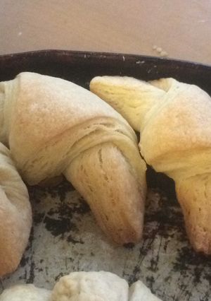 Una foto de Medialunas de grasa con harina leudante
