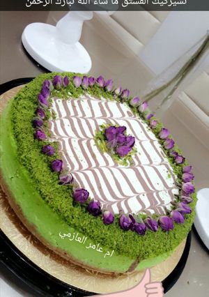 صورة لوصفة تشيز كيك الفستق