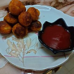 A picture of Veggie appam.