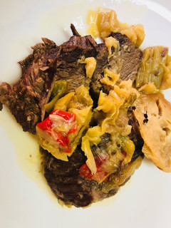 Una foto de Carne al jugo