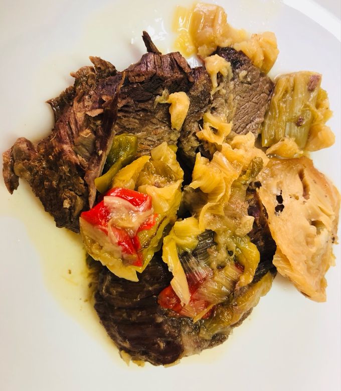 Una foto de Carne al jugo