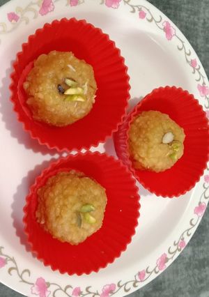 A picture of Motichoor Laddu.