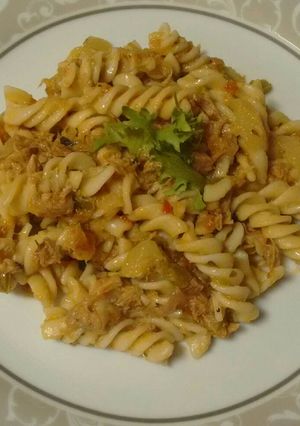 Foto principal de Espirales con atún y calabacín. Muy saludables