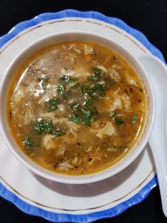 এগ ড্রপ চিকেন ভেজ স্যুপ (  Egg drop chicken vegetable soup recipe in bengali) রেসিপির প্রধান ছবি