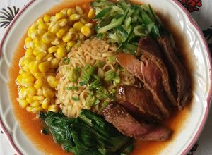 Foto resep Miso Ramen Sapi Panggang