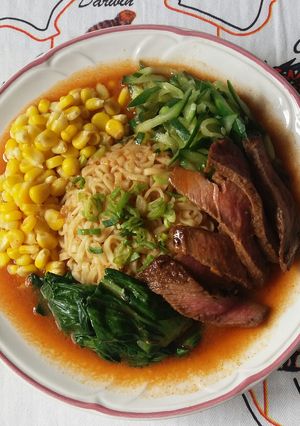 Foto resep Miso Ramen Sapi Panggang