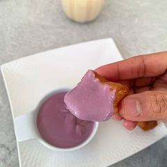 Purple Sweet Potato Custard A picture of Purple Sweet Potato Custard.